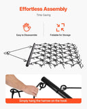 Darrahopens Sports & Fitness > Bikes & Accessories > Bicycle Stands & Storage VEVOR Drag Harrow, 5 x 4.5 ft Durable Chain Harrow with 60 Sharp Teeth, Suitable for ATV UTV Tractor, Ideal for Soil Preparation, Seeding, Smoothing Landscapes, and Yard Gravel Driveway Maintenance