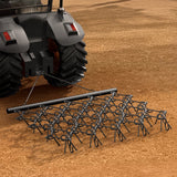 Darrahopens Sports & Fitness > Bikes & Accessories > Bicycle Stands & Storage VEVOR Drag Harrow, 5 x 4.5 ft Durable Chain Harrow with 60 Sharp Teeth, Suitable for ATV UTV Tractor, Ideal for Soil Preparation, Seeding, Smoothing Landscapes, and Yard Gravel Driveway Maintenance