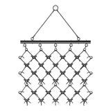 Darrahopens Sports & Fitness > Bikes & Accessories > Bicycle Stands & Storage VEVOR Drag Harrow, 5 x 4.5 ft Durable Chain Harrow with 60 Sharp Teeth, Suitable for ATV UTV Tractor, Ideal for Soil Preparation, Seeding, Smoothing Landscapes, and Yard Gravel Driveway Maintenance
