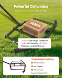 Darrahopens Sports & Fitness > Bikes & Accessories > Bicycle Stands & Storage VEVOR Drag Harrow, 66" Width Tow Behind Drag Harrow, Q235 Steel Driveway Grader with Adjustable Bars & Pin Hitch, Support up to 50 lbs, Tractor Driveway Harrow for ATVs, UTVs, Garden Lawn Tractors