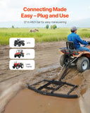 Darrahopens Sports & Fitness > Bikes & Accessories > Bicycle Stands & Storage VEVOR Drag Harrow, 66" Width Tow Behind Drag Harrow, Q235 Steel Driveway Grader with Adjustable Bars & Pin Hitch, Support up to 50 lbs, Tractor Driveway Harrow for ATVs, UTVs, Garden Lawn Tractors