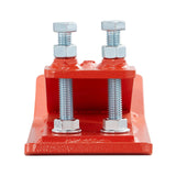Darrahopens Sports & Fitness > Bikes & Accessories > Bicycle Stands & Storage VEVOR Tractor Bucket Protector, 2PCS Heavy Duty Steel Bucket Edge Protectors, Edge Tamer Anti-Skid Device with Double Hexagon Lock Nuts and Bolts, for Snow, Leave Removal & Spreading Gravel (Orange)