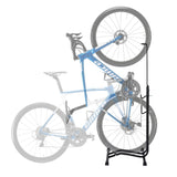Darrahopens Sports & Fitness > Bikes & Accessories > Bicycle Stands & Storage Weisshorn 4-in-1 Bike Parking Stand Vertical Floor Storage Rack for 24"-27.5" Bicycles, Adjustable Height Repair Maintenance Stand, Stable Indoor Garage Space Saver with Non-slip Rubber Feet