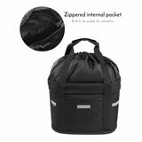Darrahopens Sports & Fitness > Bikes & Accessories Bike Basket Folding Cat Dog Carrier Bicycle Handlebar Bag Quick Release Detachable Storage Basket