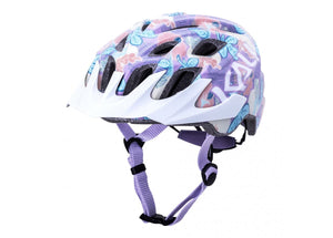 Darrahopens Sports & Fitness > Bikes & Accessories Chakra Youth Helmet Flora Girls Purple (52-57cm)