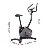 Darrahopens Sports & Fitness > Bikes & Accessories Everfit Magnetic Exercise Bike 8 Levels Upright Bike Fitness Home Gym Cardio