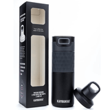 Darrahopens Sports & Fitness > Bikes & Accessories Kambukka Etna Water Bottle Insulated Travel Drink Sports Tumbler -  Black Steel