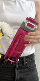 Darrahopens Sports & Fitness > Bikes & Accessories Kambukka Water Bottle Sport Drink Elton 3 in 1 Snapclean Tumbler 750ml- Lipstick
