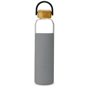 Darrahopens Sports & Fitness > Bikes & Accessories Soma Eco Bamboo Glass Water Bottle Grey 740ml BPA Free