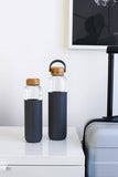 Darrahopens Sports & Fitness > Bikes & Accessories Soma Eco Bamboo Glass Water Bottle Grey 740ml BPA Free