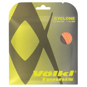 Darrahopens Sports & Fitness > Exercise, Gym and Fitness 1 Pack Volkl Cyclone 16g/1.30mm Tennis Racquet Strings - Fluro Orange
