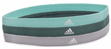 Darrahopens Sports & Fitness > Exercise, Gym and Fitness 3pcs Adidas Sports Headband Hair Bands Gym Training Fitness Yoga - Grey/Green/Mint