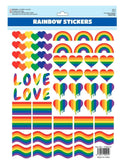 Darrahopens Sports & Fitness > Exercise, Gym and Fitness 50pcs LGBT Rainbow Stickers Love Heart Funny Skateboard Laptop Vinyl Decal