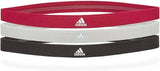 Darrahopens Sports & Fitness > Exercise, Gym and Fitness Adidas 3-Pack Sports Hair Bands Taining Stretch Headband - Black/Grey/Burgundy