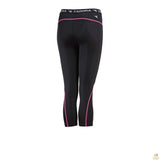 Darrahopens Sports & Fitness > Exercise, Gym and Fitness Diadora Ladies Compression Sports 3/4 Tights Gym Yoga - Black/Pink - 8