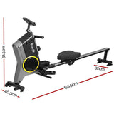 Darrahopens Sports & Fitness > Exercise, Gym and Fitness Everfit Rowing Machine 12 Levels Magnetic Rower Fitness Gym Cardio Workout