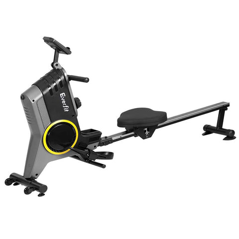 Darrahopens Sports & Fitness > Exercise, Gym and Fitness Everfit Rowing Machine 12 Levels Magnetic Rower Fitness Gym Cardio Workout