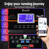 Darrahopens Sports & Fitness > Exercise, Gym and Fitness Everfit Treadmill Electric Auto Incline Home Gym Fitness Exercise Machine 490mm