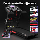 Darrahopens Sports & Fitness > Exercise, Gym and Fitness Everfit Treadmill Electric Home Gym Fitness Exercise Machine w/ Sit Up Bar 480mm