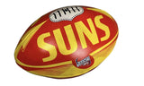 Darrahopens Sports & Fitness > Exercise, Gym and Fitness Gold Coast Suns AFL Footy 8" Soft Touch Stress Ball Football