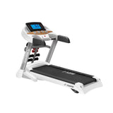 Darrahopens Sports & Fitness > Exercise, Gym and Fitness JMQ FITNESS G4208 1.25HP 220V Diamond Pattern Foldable Home Treadmill - White