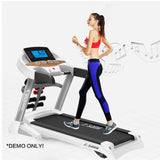 Darrahopens Sports & Fitness > Exercise, Gym and Fitness JMQ FITNESS G4208 1.25HP 220V Diamond Pattern Foldable Home Treadmill - White