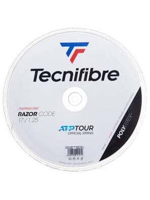 Darrahopens Sports & Fitness > Exercise, Gym and Fitness Tecnifibre Razor Code Tennis String Reel 1.25mm 17 Gauge 200m Coil - White Strings