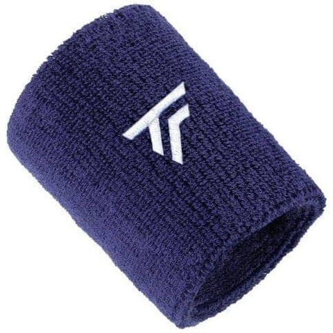 Darrahopens Sports & Fitness > Exercise, Gym and Fitness Tecnifibre Tennis XL Wristband Wrist Bands Sweatband Sport Squash Cotton - Marine