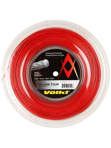 Darrahopens Sports & Fitness > Exercise, Gym and Fitness Völkl Cyclone Tour 200m Reel Tennis Racquet Strings 18g / 1.20mm - Red