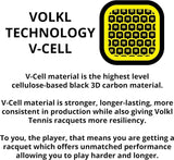 Darrahopens Sports & Fitness > Exercise, Gym and Fitness VOLKL V-CELL 10 (320g) Tennis Racquet - Unstrung - 4 3/8