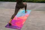 Darrahopens Sports & Fitness > Exercise, Gym and Fitness Yoga Design Lab Combo Yoga Mat 1.5mm Geo