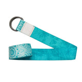 Darrahopens Sports & Fitness > Exercise, Gym and Fitness Yoga Design Lab Yoga Strap Mandala Turquoise