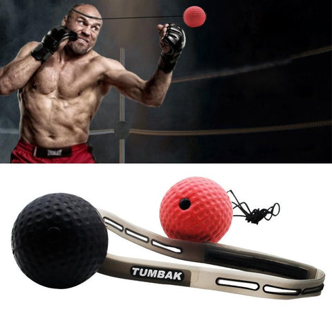 Darrahopens Sports & Fitness > Exercise, Gym & Fitness > Boxing & Martial Arts Adults' Fight Club Training Head-Mounted Elastic Boxing Ball In Pu Leather