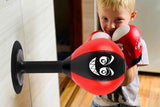Darrahopens Sports & Fitness > Exercise, Gym & Fitness > Boxing & Martial Arts Desk Punching Bag Desktop Toy with Strong Suction Cup Fun Punch Desktop Game-Red
