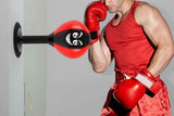 Darrahopens Sports & Fitness > Exercise, Gym & Fitness > Boxing & Martial Arts Desk Punching Bag Desktop Toy with Strong Suction Cup Fun Punch Desktop Game-Red