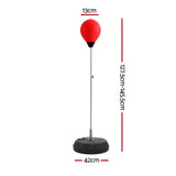 Darrahopens Sports & Fitness > Exercise, Gym & Fitness > Boxing & Martial Arts Everfit Adult Punching Bag Stand 150cm Adjustable Freestanding with Gloves and Pump