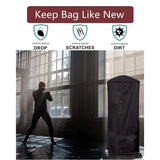 Darrahopens Sports & Fitness > Exercise, Gym & Fitness > Boxing & Martial Arts Freestanding Punching Bag Protective Cover, Adjustable Thickened Heavy Duty, Waterproof for Outdoor Boxing（Only protective cover）
