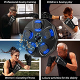 Darrahopens Sports & Fitness > Exercise, Gym & Fitness > Boxing & Martial Arts Smart Music Boxing Machine with LED Lights & Bluetooth – Wall-Mounted Interactive Punch Trainer, 9 Modes & 9 Speeds, Includes Gloves for Home Gym Workout (Black)