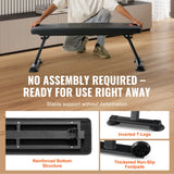 Darrahopens Sports & Fitness > Exercise, Gym & Fitness > Exercise Benches VEVOR Flat Weight Bench, Foldable Strength Training Bench, Utility Workout Bench for Full Body Workout, 1000 LBS Press Bench for Home Gym Exercise, for Multi-Purpose Weight Training and Ab Exercises