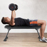 Darrahopens Sports & Fitness > Exercise, Gym & Fitness > Exercise Benches VEVOR Flat Weight Bench, Foldable Strength Training Bench, Utility Workout Bench for Full Body Workout, 1000 LBS Press Bench for Home Gym Exercise, for Multi-Purpose Weight Training and Ab Exercises