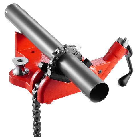 Darrahopens Sports & Fitness > Exercise, Gym & Fitness > Exercise Benches VEVOR Heavy-Duty Pipe Chain Vise, 1/2" - 8" Pipe Capacity, 34.6" Rugged Chain & Cast Iron Base, Industrial-Grade Pipe Clamping for Plumbing, Automotive Repairs, Metalworking