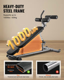Darrahopens Sports & Fitness > Exercise, Gym & Fitness > Exercise Benches VEVOR Sit Up Bench, Decline Ab Bench with Reverse Crunch Handle, with 4 Adjustable Height Settings, Heavy Duty Steel, 454 kg Capacity, for Home Gym Workouts, Strength Training, Full Body Muscles