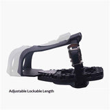 Darrahopens Sports & Fitness > Exercise, Gym & Fitness > Exercise Bikes 1 pairs Bike Bicycle Toe Clips Cage ONLY - Convert Pedals to Dual Function Pedals - Ride with Sneakers - black