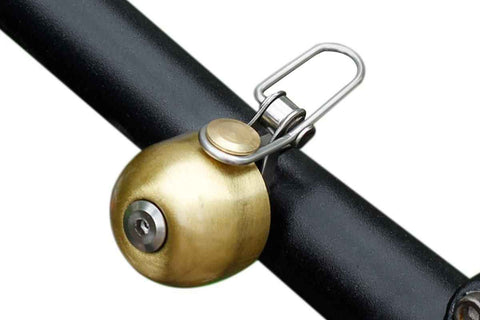 Darrahopens Sports & Fitness > Exercise, Gym & Fitness > Exercise Bikes Bike Bell Classic Bicycle Bell Bike Ring Bell Loud Sound Bells for Road Mountain Bike Handlebars -Gold