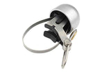 Darrahopens Sports & Fitness > Exercise, Gym & Fitness > Exercise Bikes Bike Bell Classic Bicycle Bell Bike Ring Bell Loud Sound Bells for Road Mountain Bike Handlebars -Silver