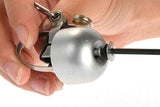 Darrahopens Sports & Fitness > Exercise, Gym & Fitness > Exercise Bikes Bike Bell Classic Bicycle Bell Bike Ring Bell Loud Sound Bells for Road Mountain Bike Handlebars -Silver