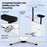 Darrahopens Sports & Fitness > Exercise, Gym & Fitness > Exercise Bikes Everfit Exercise Bike Magnetic Desk Bike with Tabletop Fitness Home Workout Gym