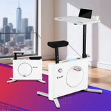 Darrahopens Sports & Fitness > Exercise, Gym & Fitness > Exercise Bikes Everfit Exercise Bike Magnetic Desk Bike with Tabletop Fitness Home Workout Gym