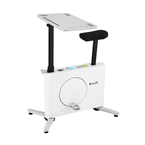 Darrahopens Sports & Fitness > Exercise, Gym & Fitness > Exercise Bikes Everfit Exercise Bike Magnetic Desk Bike with Tabletop Fitness Home Workout Gym