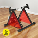 Darrahopens Sports & Fitness > Exercise, Gym & Fitness > Exercise Bikes Portable Indoor Exercise Bike Trainer Stand Stationary Bicycle Training Stand Magnetic 6 Level Resistance For Indoor Riding with Noise Reduction Wheel